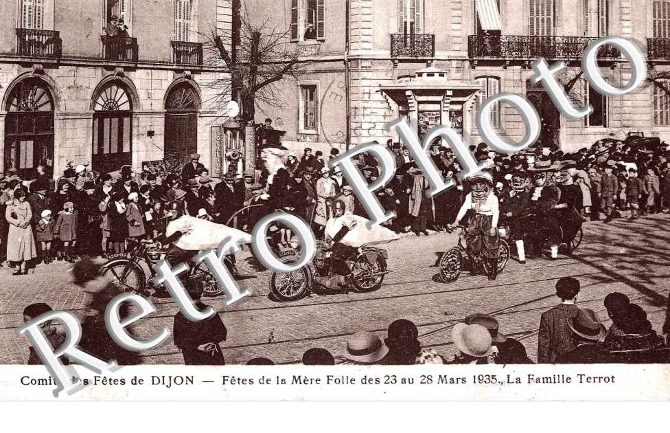 Fetes de la Mere Folle des 23 au 28 mars 1935 La famille Terrot