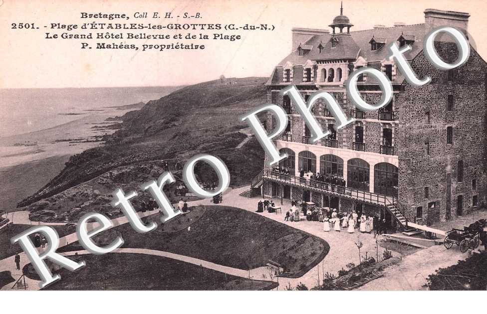 le grand Hotel Bellevue et de la plage P.Maheas