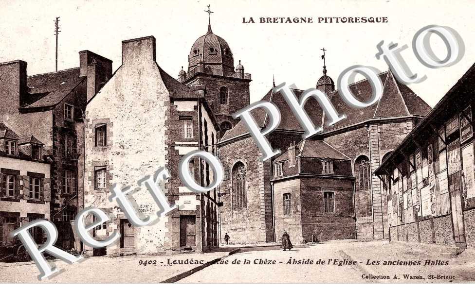 rue de la Cheze, abside de l'eglise, les anciennes halles