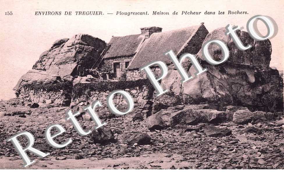 maison de pecheur dans les rochers