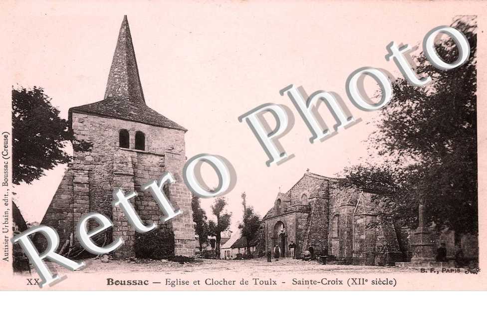 Eglise et clocher de Toulx - Sainte-Croix