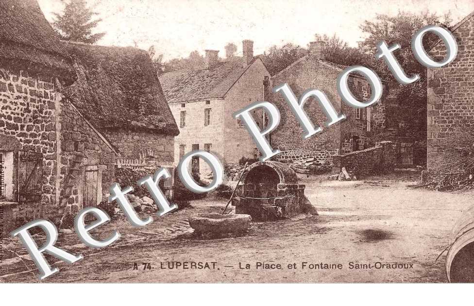 La place et fontaine Saint-Oradoux