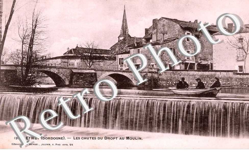 les chutes du dropt au moulin
