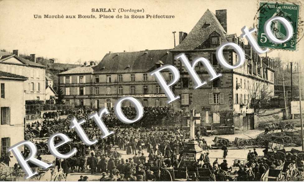 marche aux boeufs, place de la sous prefecture