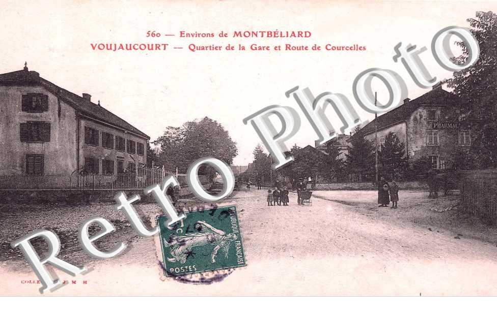 quartier de la gare et route de courcelles