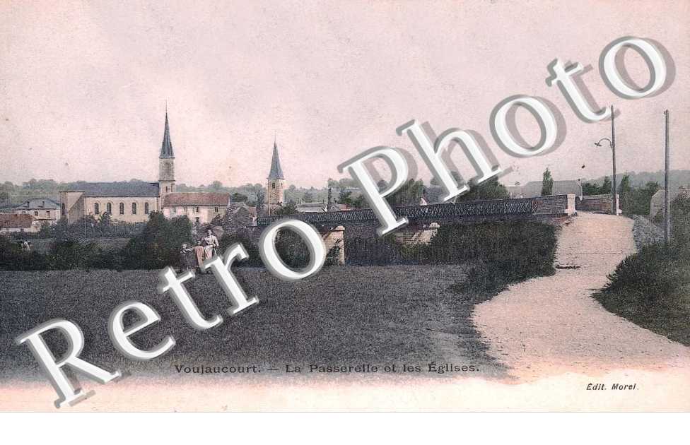 la passerelle et les eglises 