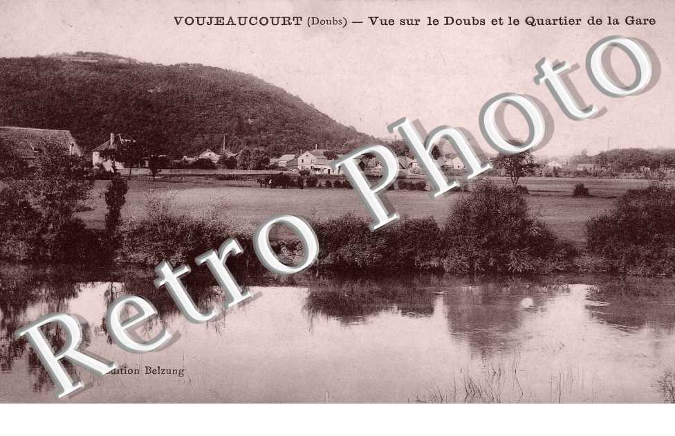 Vue sur le Doubs et le Quartier de la Gare