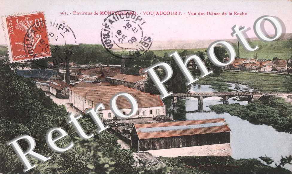 vue des usines de la roche 