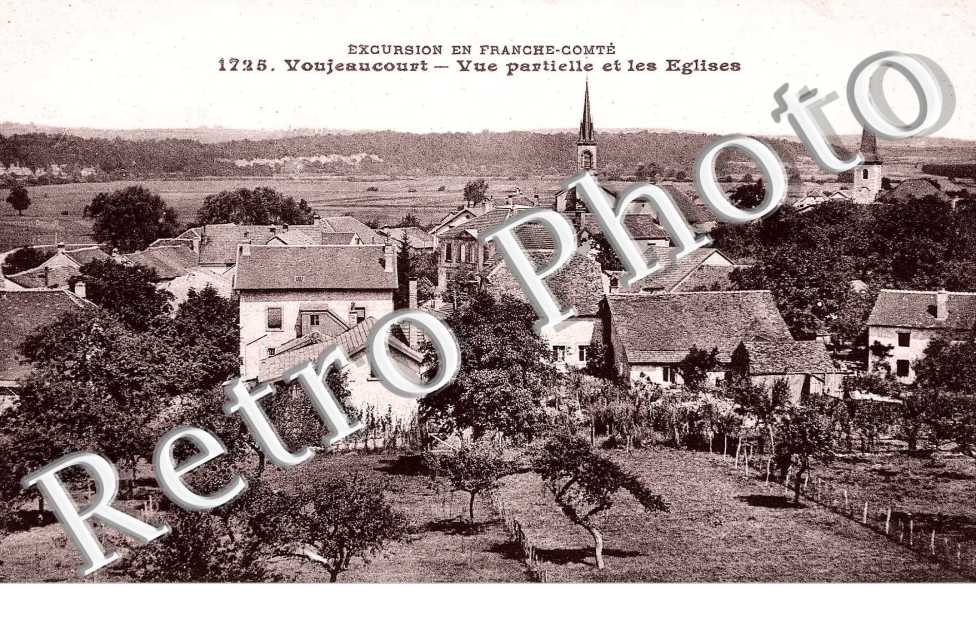 vue partielle et les Eglises