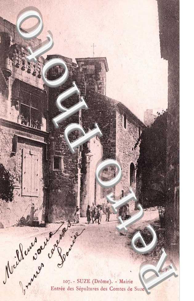 Entree des Sepultures des comtes de Suze