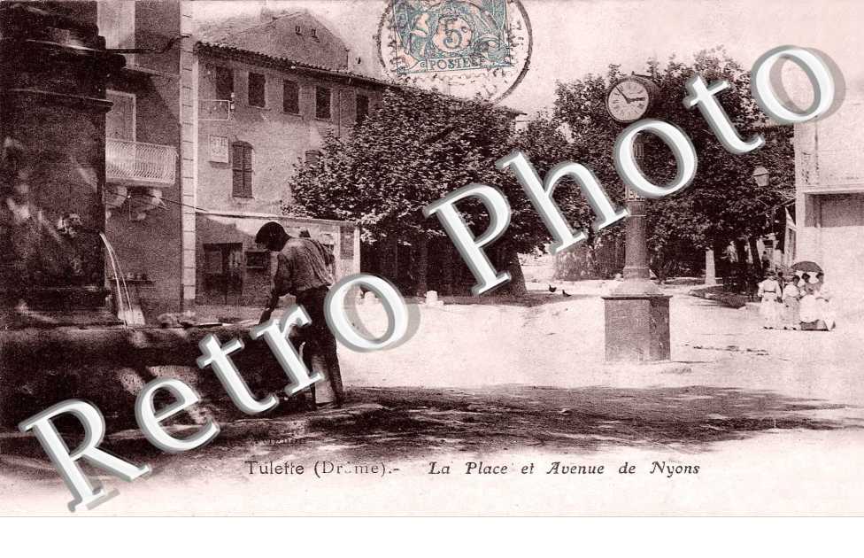 La place et avenue de Nyons