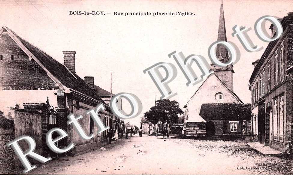 Rue principale place de l'eglise