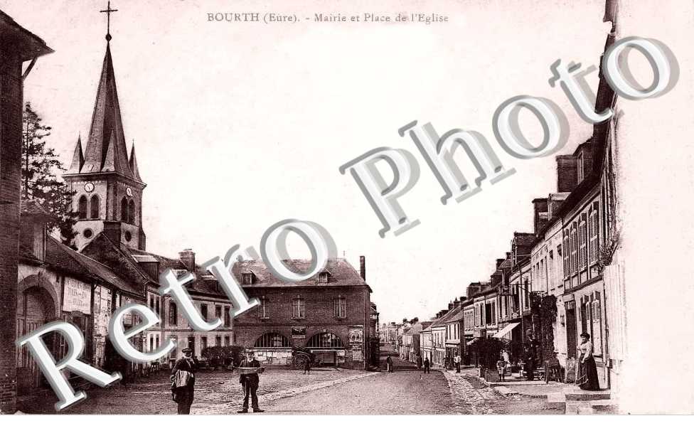 mairie et place de l'eglise