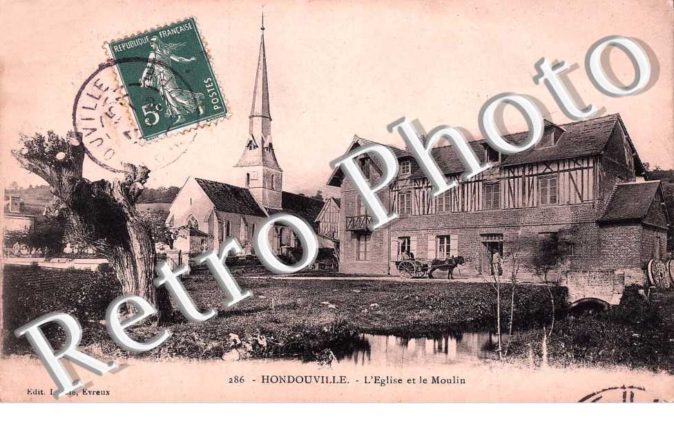 L'eglise et le moulin