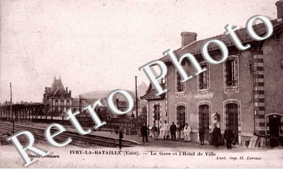la gare et l'HOTEL DE VILLE
