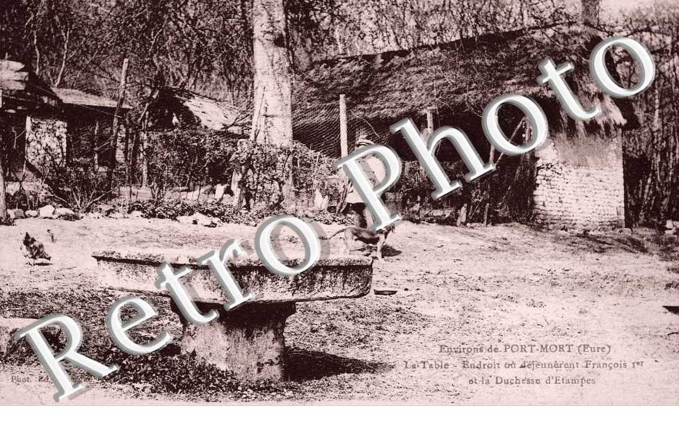 La table - endroit ou dejeunerent Francois 1er et la Duchesse d'Etampes