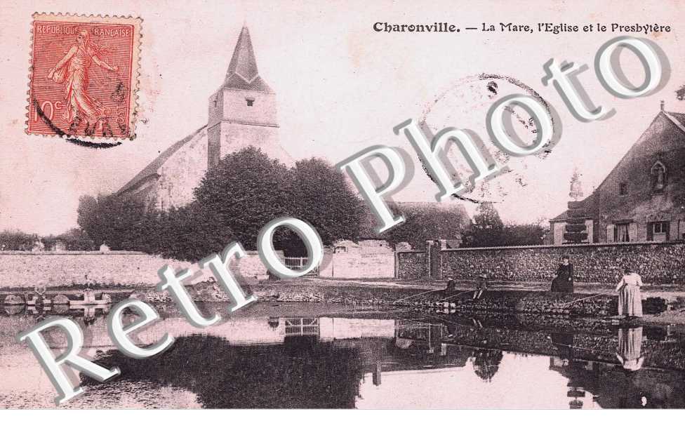 La mare - l'eglise et le presbytere
