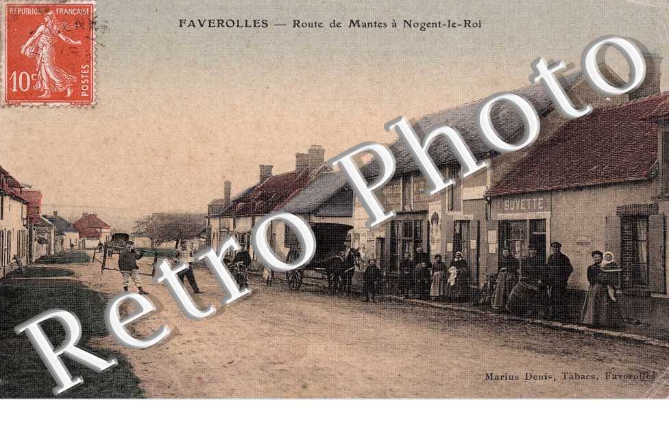 Route de Mantes à Nogent le Roi