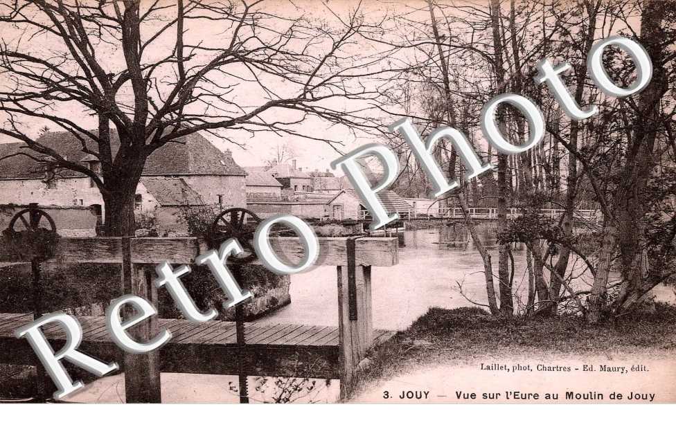 Vue sur l'Eure au moulin