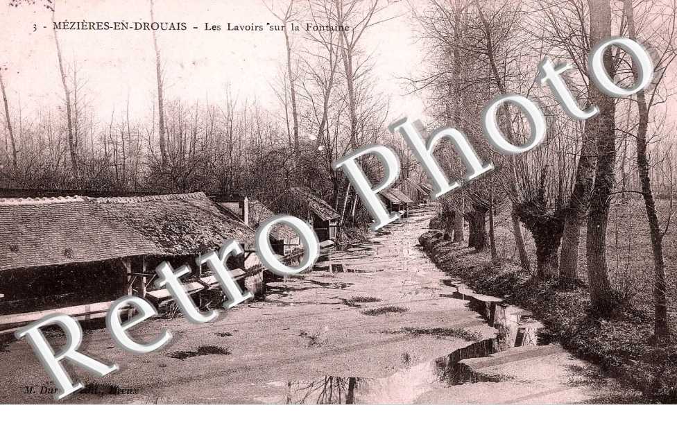 les lavoirs sur la fontaine