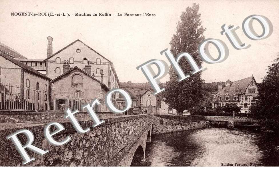 moulins de ruffin, le pont sur l'eure