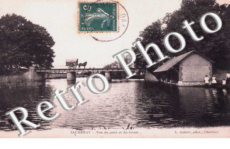 vue du pont et du lavoir