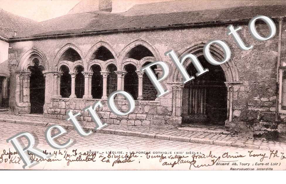 l' eglise, le porche gothique