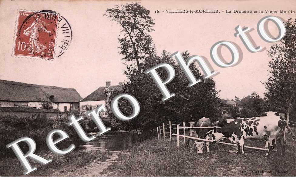 la Drouette et le vieux moulin