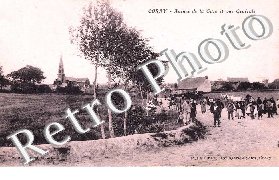 Avenue de la gare et vue generale