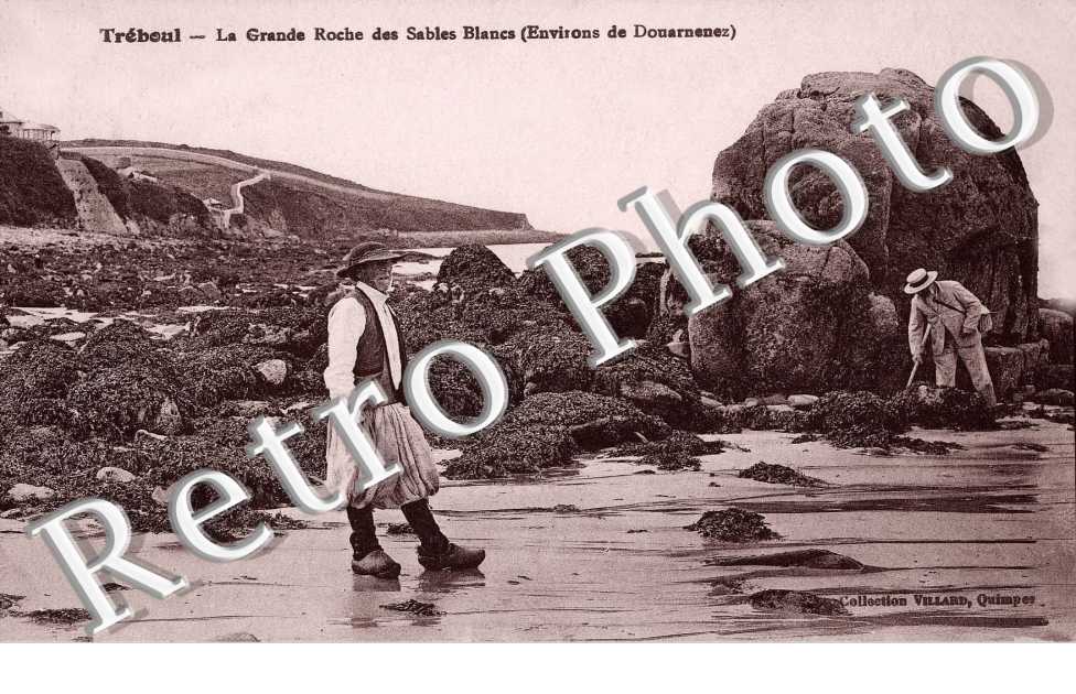 TREBOUL, La grande roche des sables blancs
