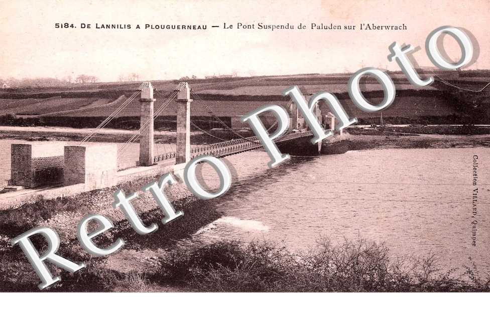 le pont suspendu de Paluden sur l'Aberwrach