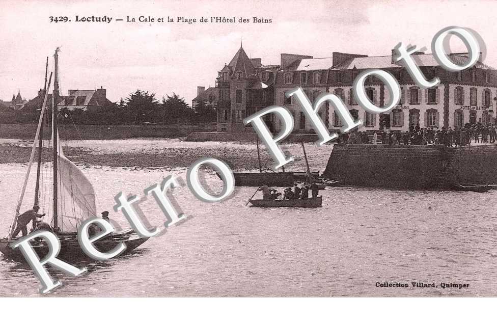 la Cale et la Plage de l'Hôtel des Bains 