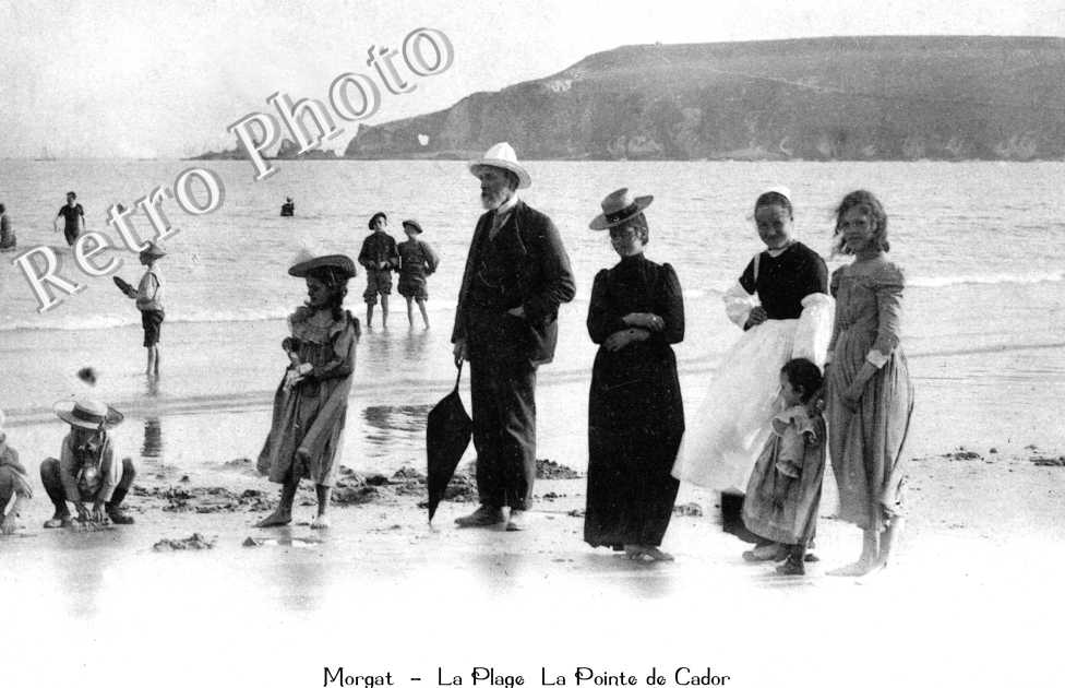 la plage, la pointe de cador
