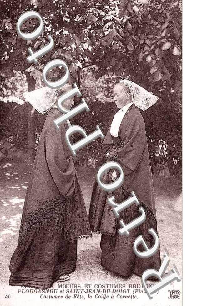 costumes de fete, la coiffe a cornette