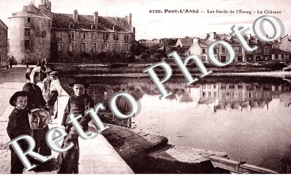 LE CHATEAU, LES BORDS DE L'ETANG