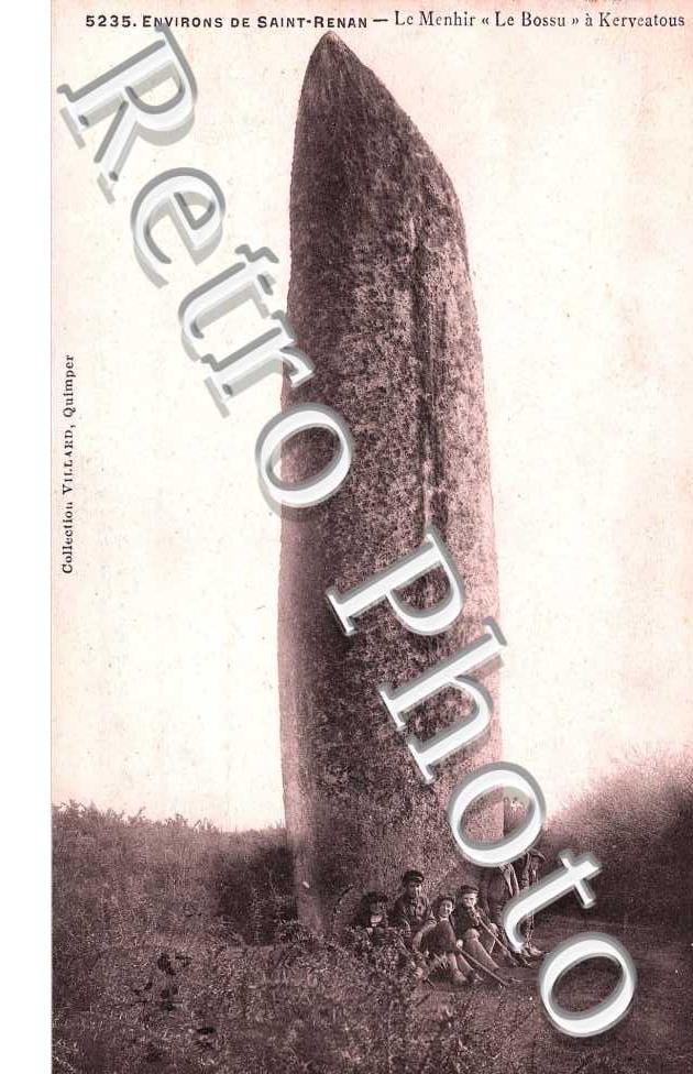 le menhir " le bossu" a Kerveatous
