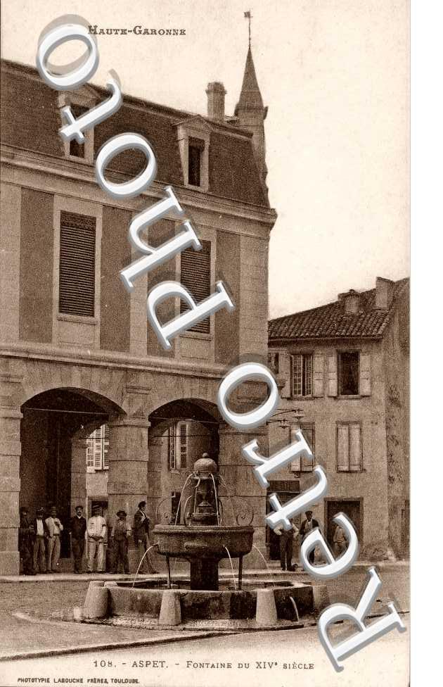 fontaine du XIVe siecle