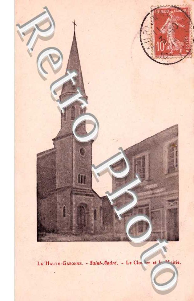 Le clocher et la mairie