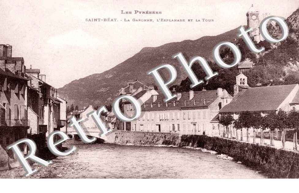 la Garonne, l'esplanade et la tour