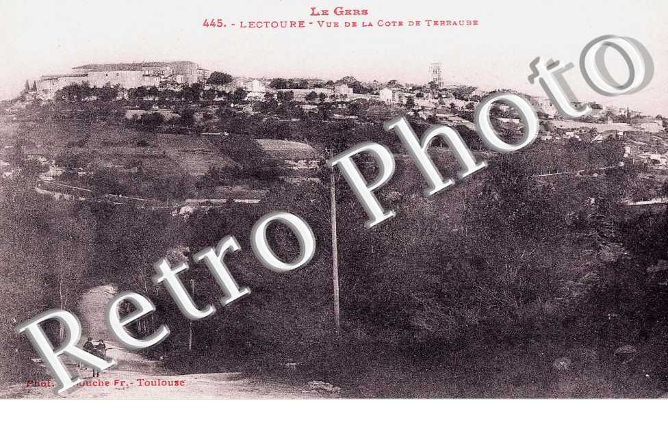 vue de la cote de Terraube