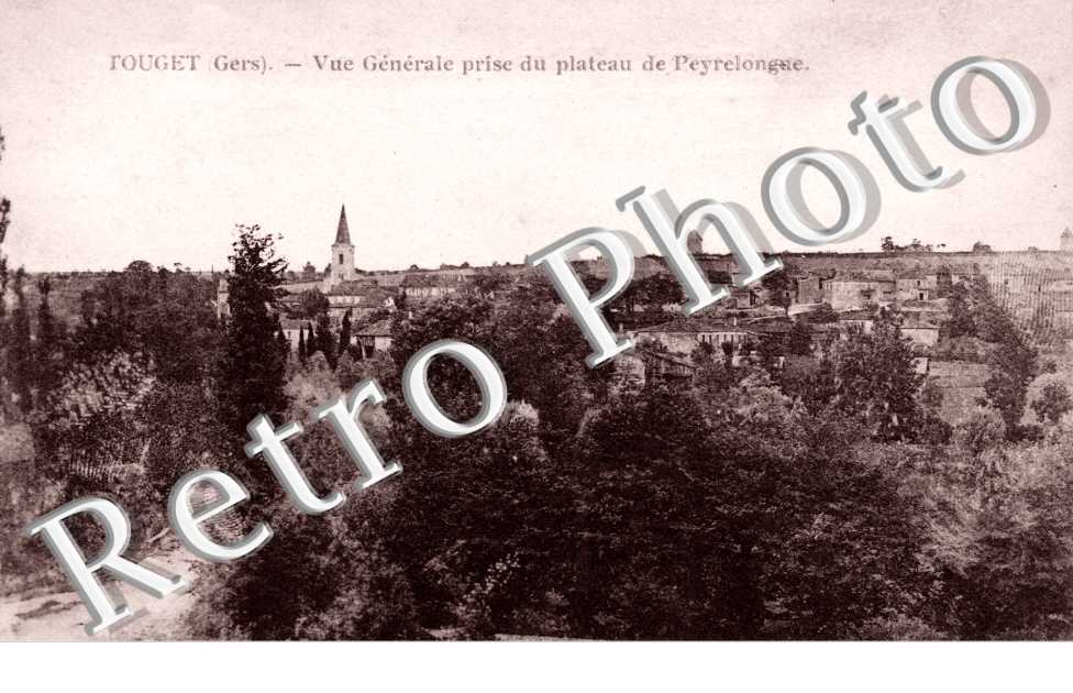 vue generale prise du plateau de Peyrelongue