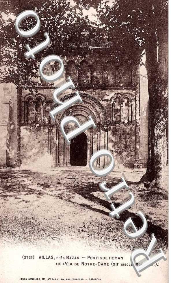 Eglise N.D  portique roman