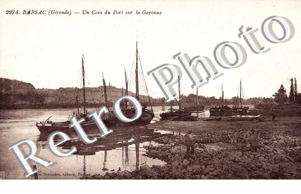 Un coin du port sur la Garonne