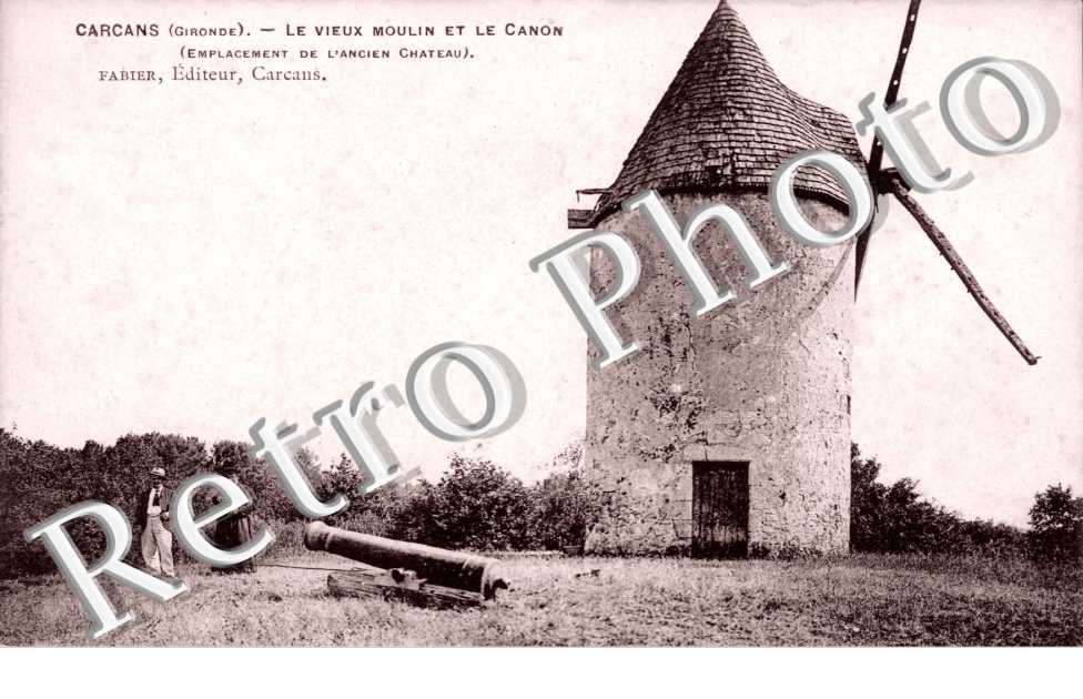 Le vieux moulin et le canon