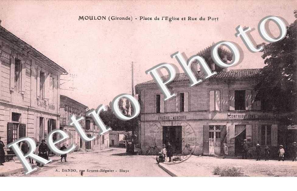 Place de l'eglise et rue du port