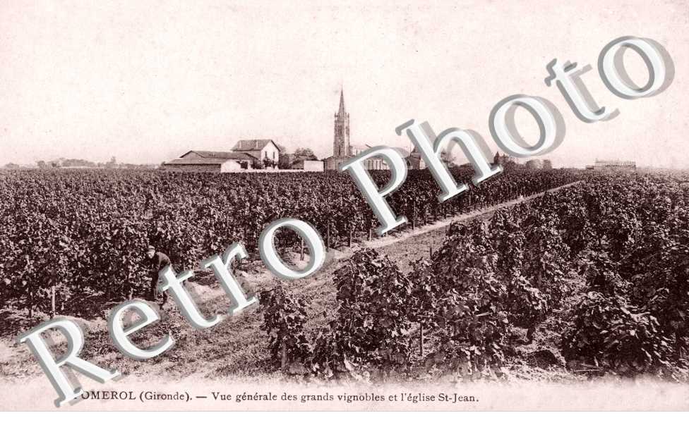 Vue generale des Grands Vignobles et l'eglise st-Jean