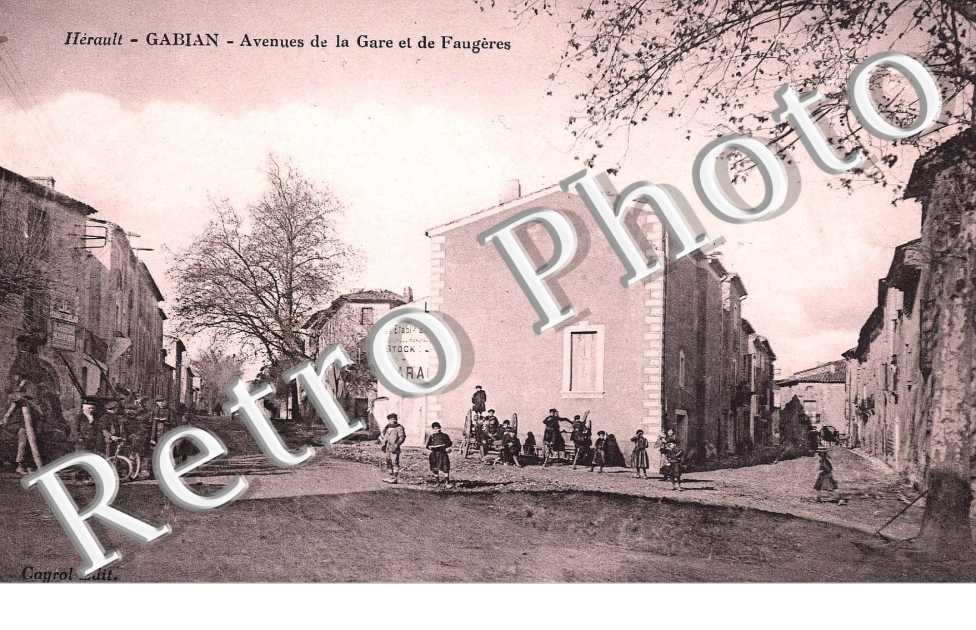 Avenue de la gare de Faugeres