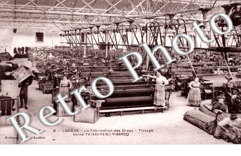 La fabrication des draps - tissage Usine Teisserenc-Visseq