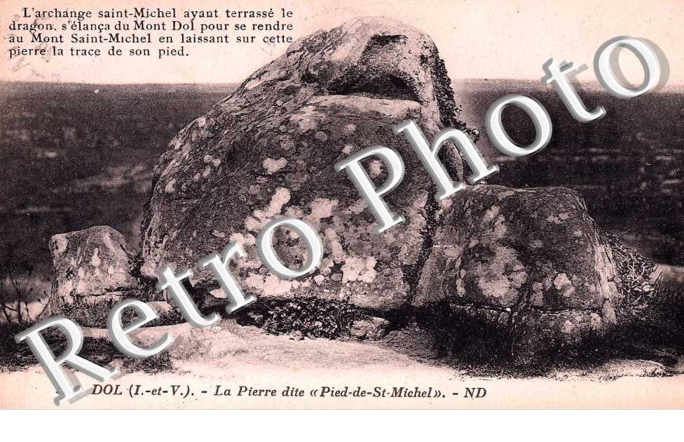 la Pierre Dite Pied de Saint Michel