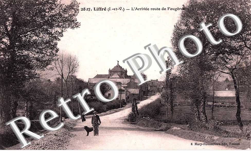 L'arrivee route de Fougeres